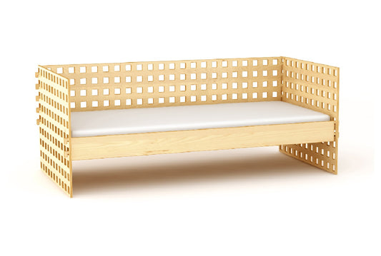 Design mit System - Couch 'Lena' | B 90 x L 200 cm | Birkenholz | Echtes Handwerk | Made in Austria